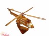 Máy bay gỗ mô hình - Super Puma