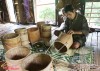 Nghệ thuật đan gùi hoa K’ho
