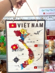 Bảng treo bản đồ Việt Nam lớn 27x40cm (Cái)