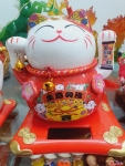 Mèo thần tài vẫy năng lượng lớn 18cm