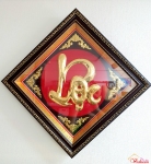 Tranh đồng chữ Lộc 40x40cm