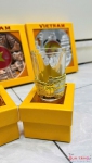 Ly Thủy Tinh bọc mạ vàng bạc