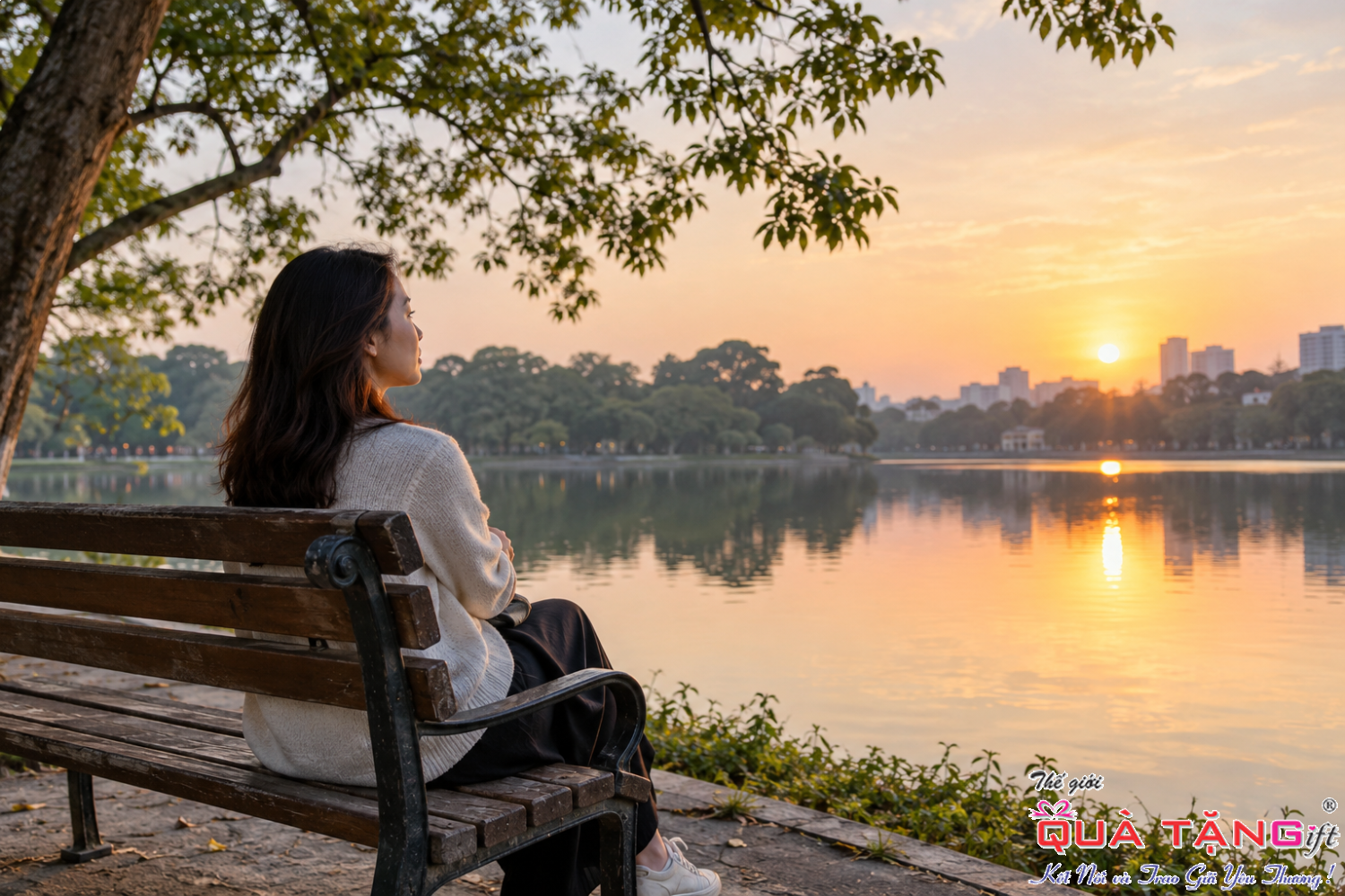 Quiet lakeside sunrise 1