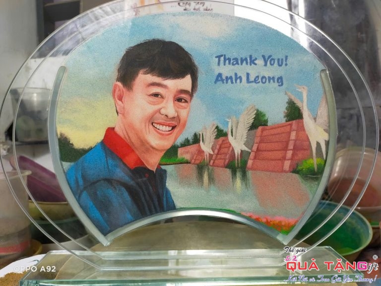 Tranh cát chân dung 1