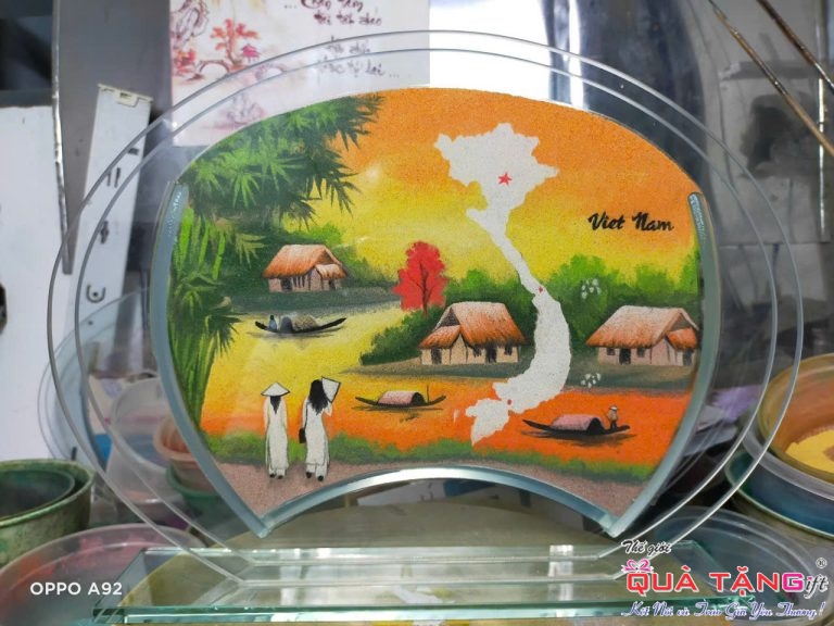 Tranh cát chân dung 2 2