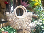 Túi lục bình bán nguyệt đan thưa (25cm x 25cm)